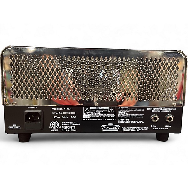 Used VOX NT15H Night Train 15W Tube Guitar Amp Head