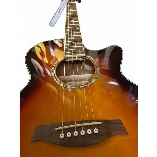 Used Ibanez AEG10vs 2 Color Sunburst Acoustic Guitar