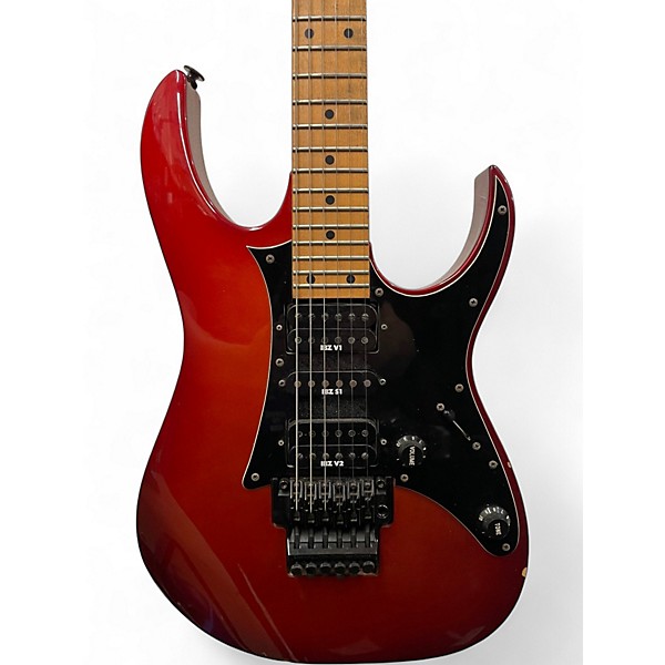 Used 1990s Ibanez RG550 Red Solid Body Electric Guitar