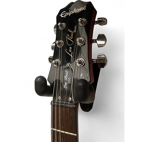 Used Epiphone Les Paul 100 Bolt On Cherry Sunburst Solid Body Electric Guitar