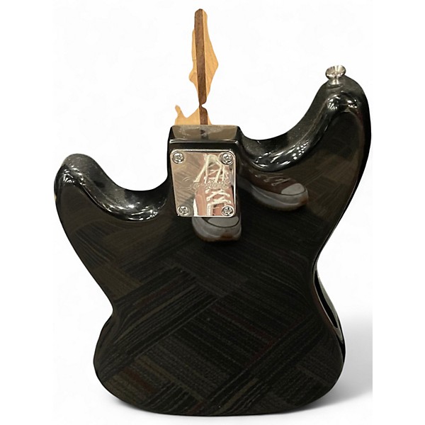 Used Squier Bronco Black Electric Bass Guitar