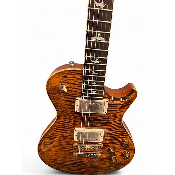 Used PRS Mccarty 594 SCE Singlecut Yellow Tiger Solid Body Electric Guitar