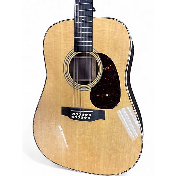 Used 2025 Martin HD12-28 Natural 12 String Acoustic Guitar
