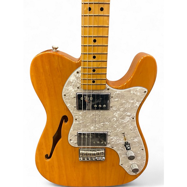 Used Fender 1972 American Vintage Telecaster Thinline Aged Natural Solid Body Electric Guitar