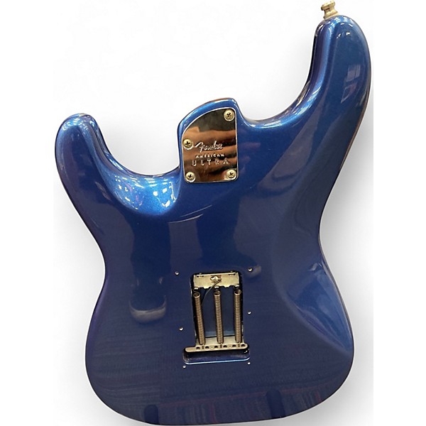 Used Fender American Ultra Stratocaster HSS Cobra Blue Solid Body Electric Guitar