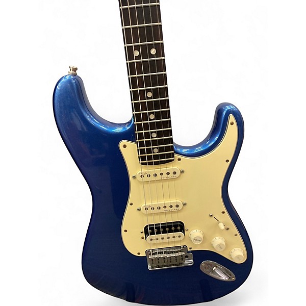 Used Fender American Ultra Stratocaster HSS Cobra Blue Solid Body Electric Guitar