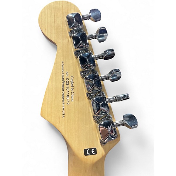 Used Squier Bullet Stratocaster HSS Black Solid Body Electric Guitar