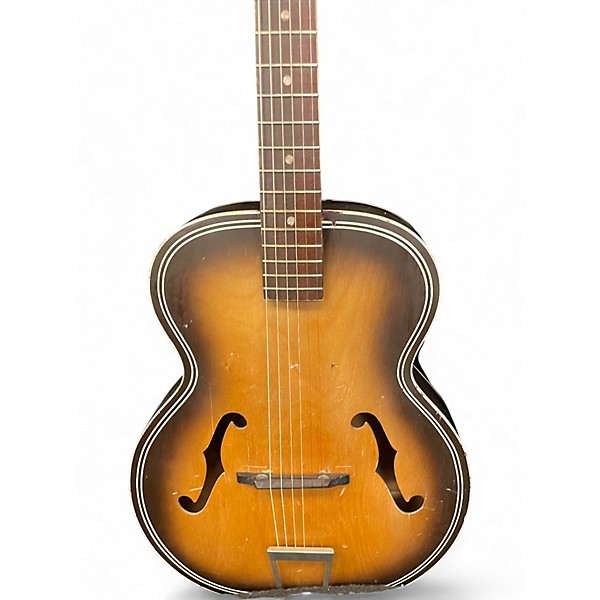 Used Harmony F-65 2 Color Sunburst Acoustic Guitar