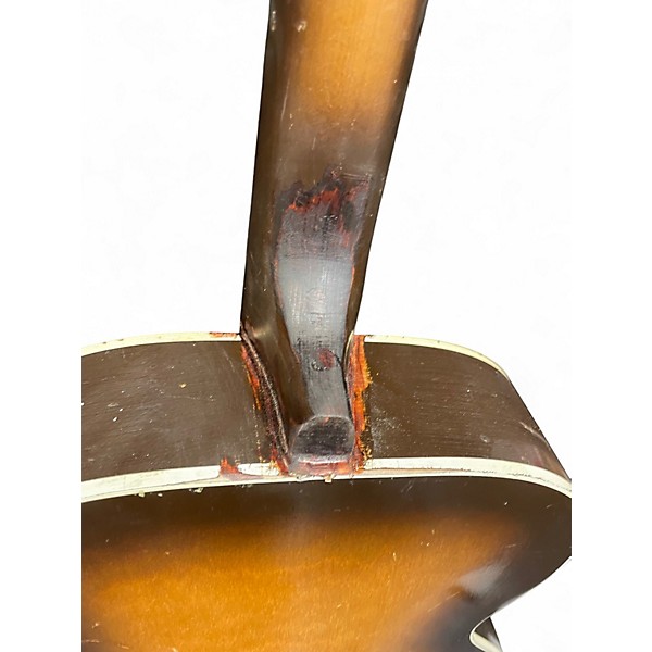 Used Harmony F-65 2 Color Sunburst Acoustic Guitar