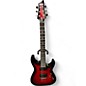 Used Schecter Guitar Research Demon 6 Crimson Red Trans Solid Body Electric Guitar thumbnail