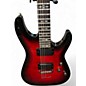 Used Schecter Guitar Research Demon 6 Crimson Red Trans Solid Body Electric Guitar