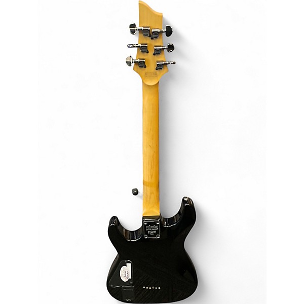 Used Schecter Guitar Research Demon 6 Crimson Red Trans Solid Body Electric Guitar