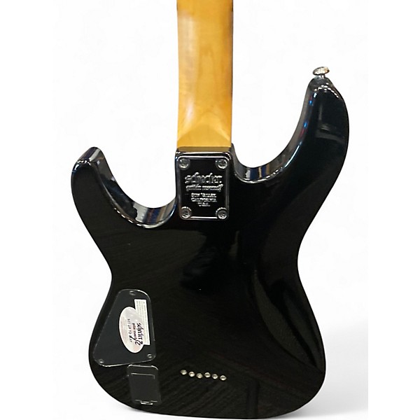 Used Schecter Guitar Research Demon 6 Crimson Red Trans Solid Body Electric Guitar