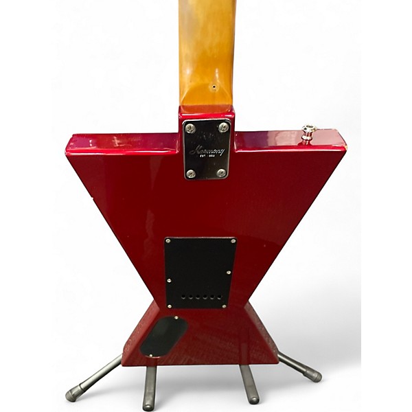 Used Dean BUDWEISER BOWTIE Red Solid Body Electric Guitar