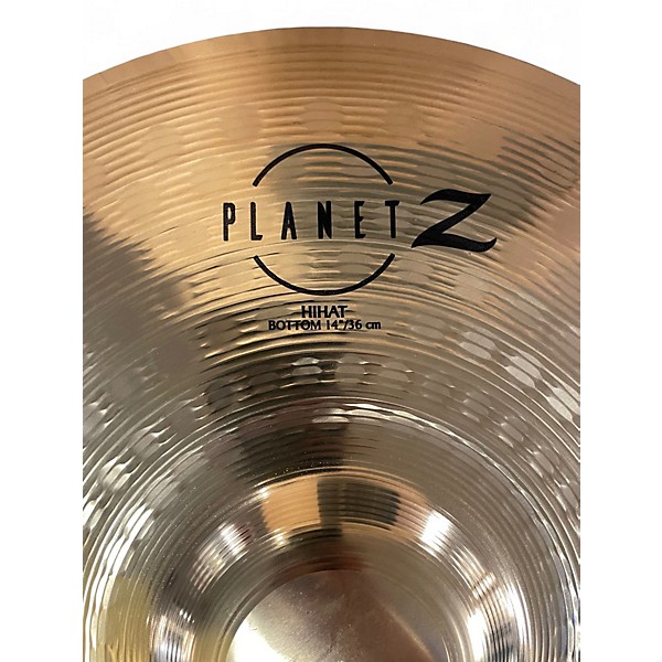 Used Zildjian 14in Planet Z Hi Hat Pair Cymbal