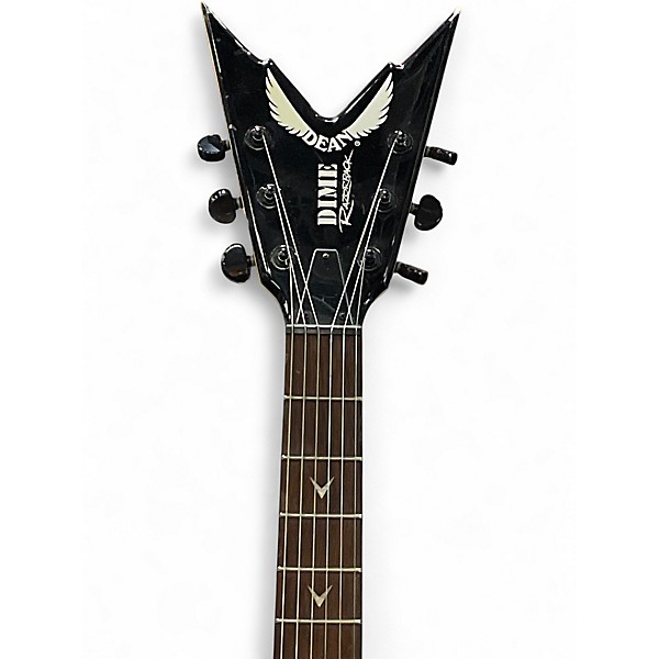 Used Dean Dimebag Razorback Black Solid Body Electric Guitar