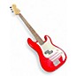Used Squier Affinity Precision Bass Red Electric Bass Guitar