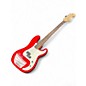 Used Squier Affinity Precision Bass Red Electric Bass Guitar