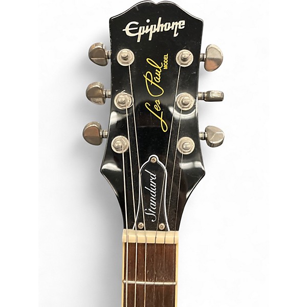 Used Epiphone Les Paul Standard Black Solid Body Electric Guitar