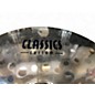 Used MEINL 14in Classic Custom Medium Hi Hat Pair Cymbal