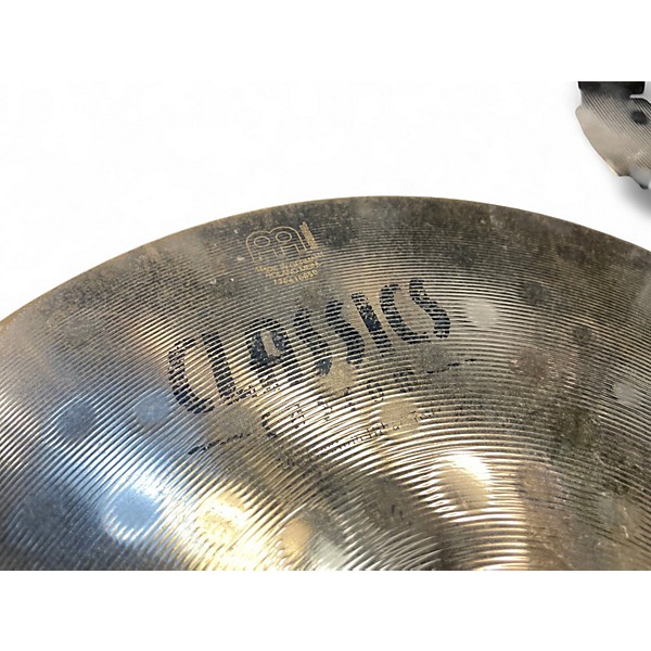 Used MEINL 14in Classic Custom Medium Hi Hat Pair Cymbal