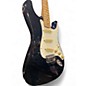 Used Fender STRATOCASTER Black Solid Body Electric Guitar
