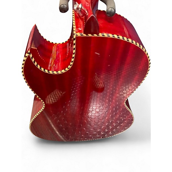 Used H. Jimenez LBQ4E Trans Red Latin Stringed Instrument