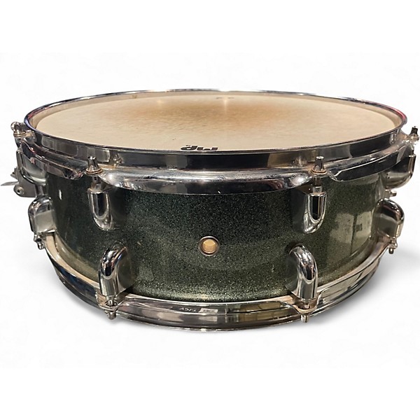 Used PDP by DW 14in Encore Series Green Sparkle Drum
