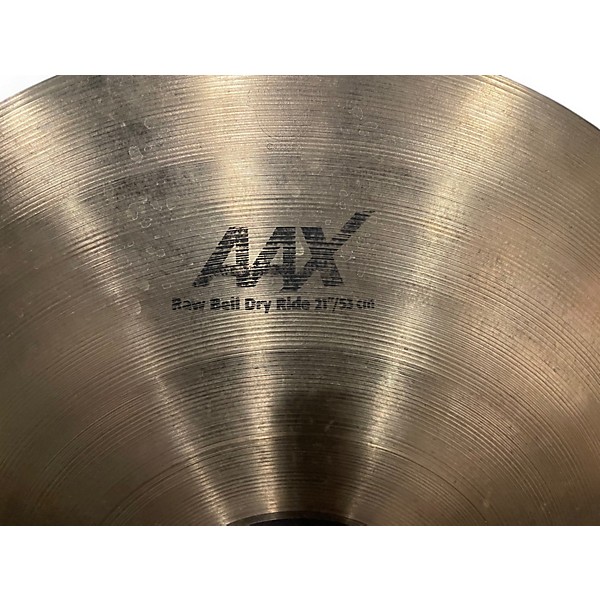 Used SABIAN 21in AAX Raw Bell Dry Ride Cymbal