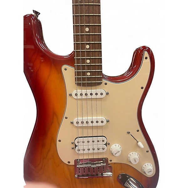 Used Fender American Standard Stratocaster HSS Sunburst Solid Body Electric Guitar