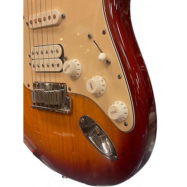 Used Fender American Standard Stratocaster HSS Sunburst Solid Body Electric Guitar