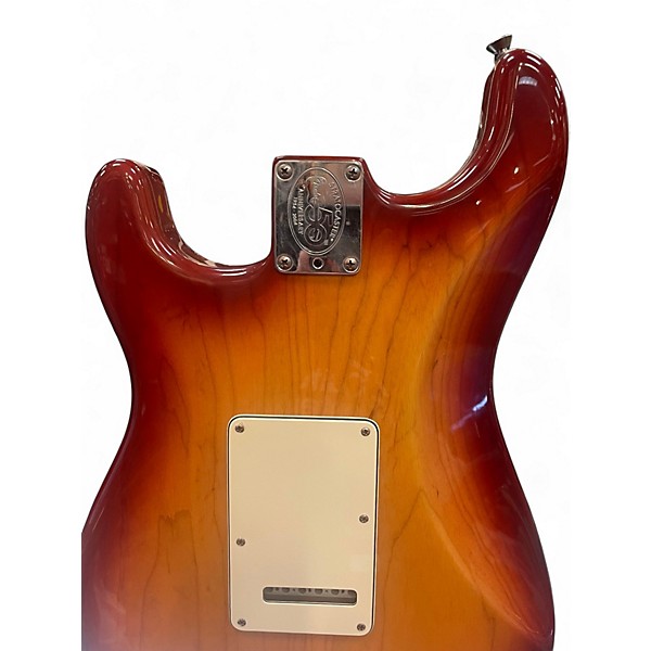 Used Fender American Standard Stratocaster HSS Sunburst Solid Body Electric Guitar
