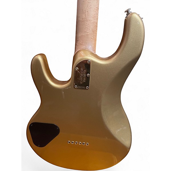 Used Ernie Ball Music Man Silhouette Gold Roller Gold Solid Body Electric Guitar