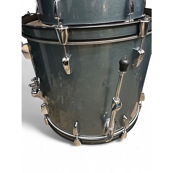 Used Pearl 5 Piece ROADSHOW Blue Drum Kit