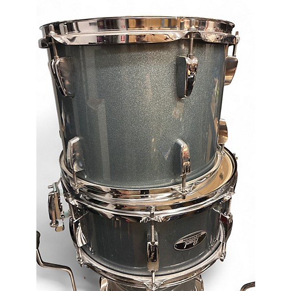 Used Pearl 5 Piece ROADSHOW Blue Drum Kit