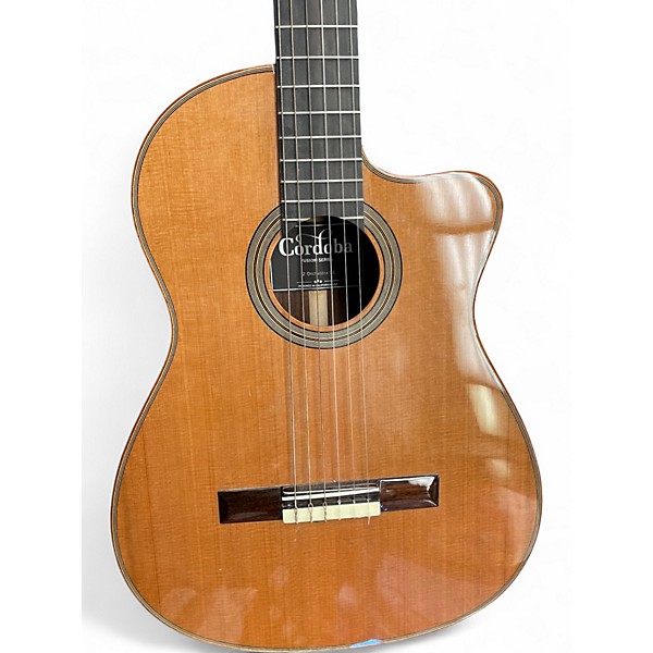 Used Cordoba FUSION 12 ORCHESTRA CE Natural Classical Acoustic Electric Guitar