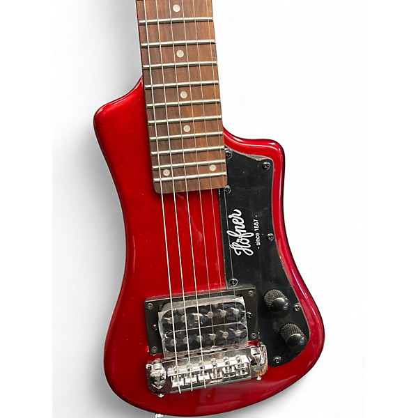 Used Hofner SHORTY Red Electric Guitar