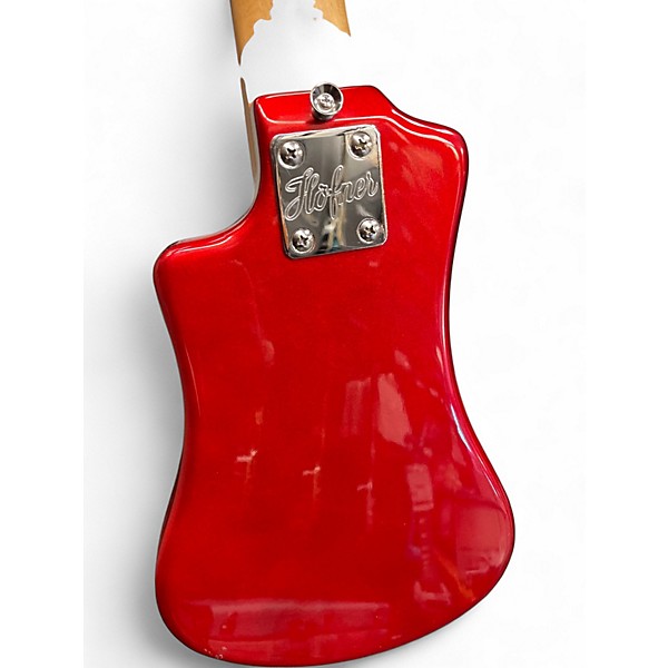 Used Hofner SHORTY Red Electric Guitar
