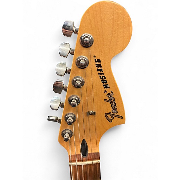 Used Fender Mustang Shell Pink Solid Body Electric Guitar