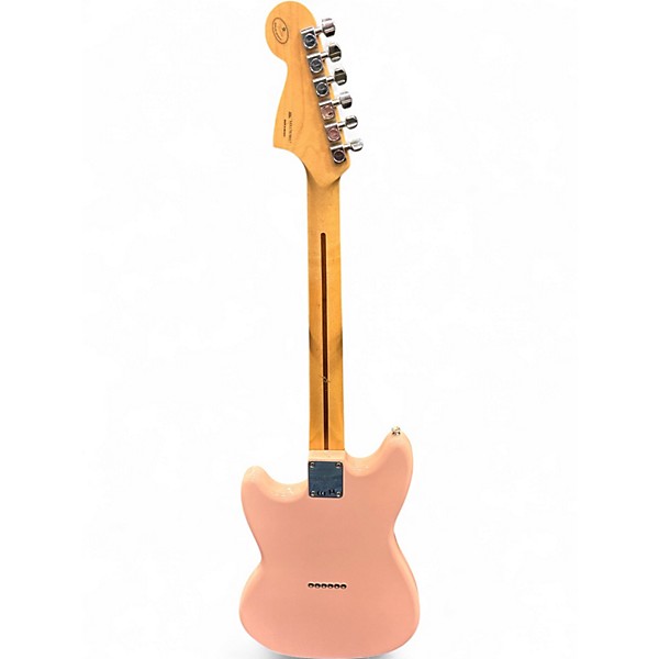 Used Fender Mustang Shell Pink Solid Body Electric Guitar