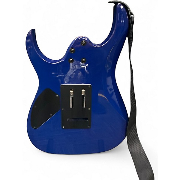 Used Ibanez GRG120QASP Transparent Blue Gradation Solid Body Electric Guitar