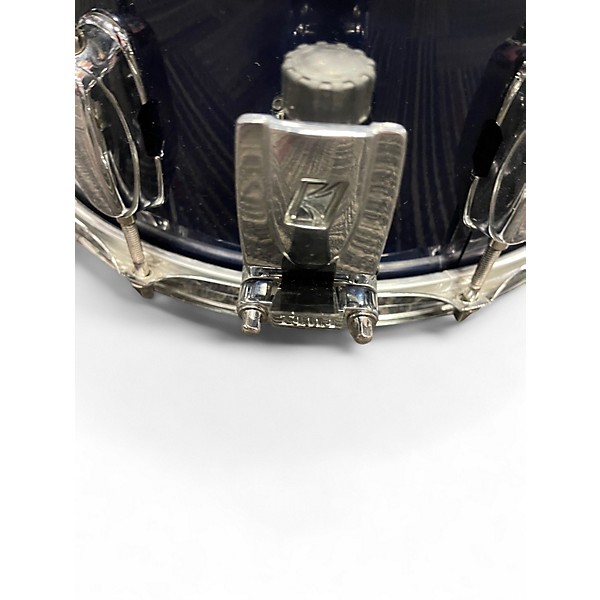 Used TAMA 13X5.5 Rockstar Series Snare Metallic Blue Drum