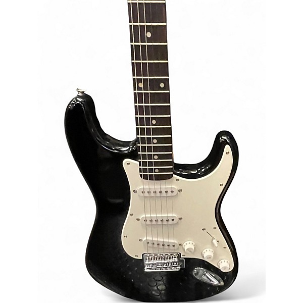 Used Squier Affinity Stratocaster Black Solid Body Electric Guitar