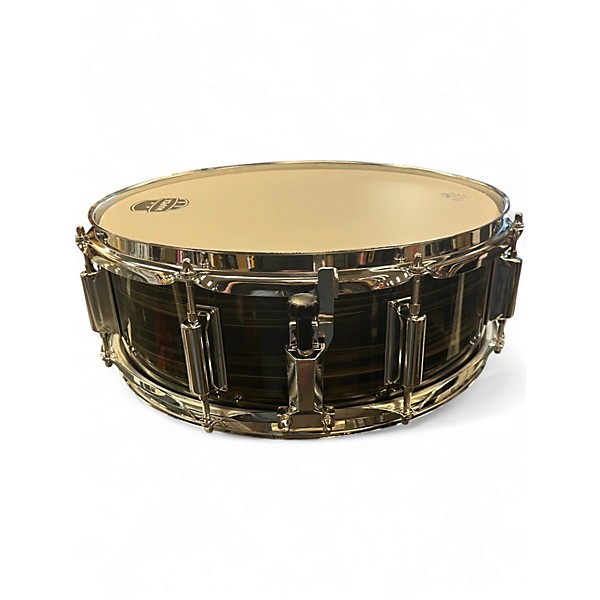 Used Mapex 14X5 Comet Black and Gold Drum