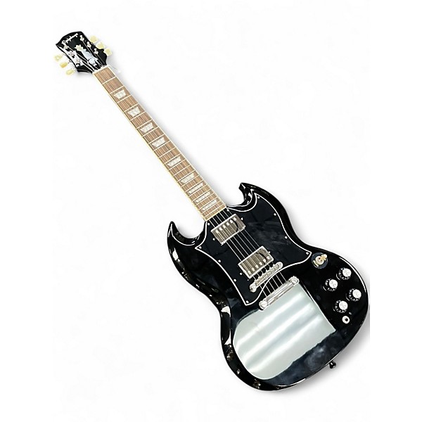Used Epiphone SG Standard Black Solid Body Electric Guitar
