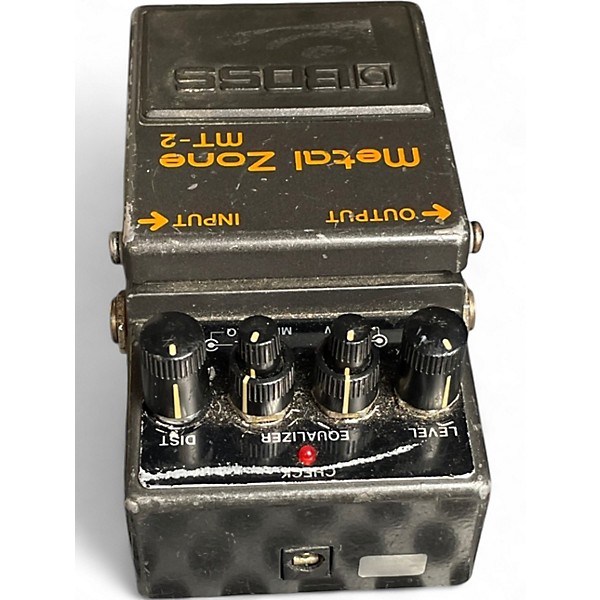 Used BOSS MT2 Metal Zone Distortion Effect Pedal