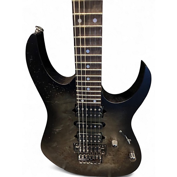 Used 2018 Ibanez RG657PB Anvil Grey Burst Solid Body Electric Guitar