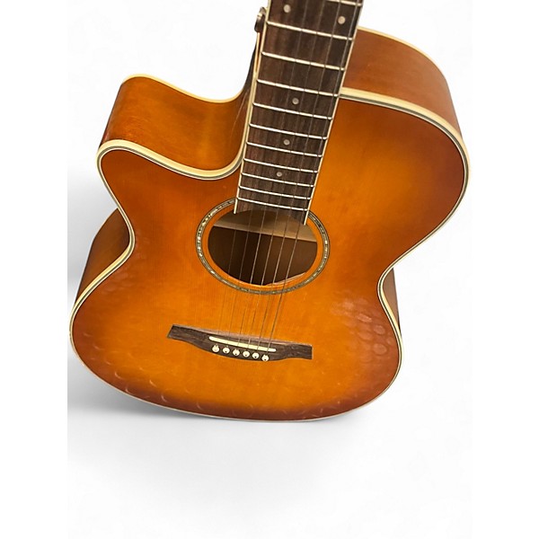 Used Ibanez AEG58L 2 Tone Sunburst Acoustic Electric Guitar