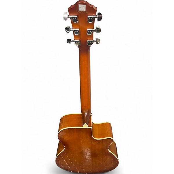 Used Ibanez AEG58L 2 Tone Sunburst Acoustic Electric Guitar