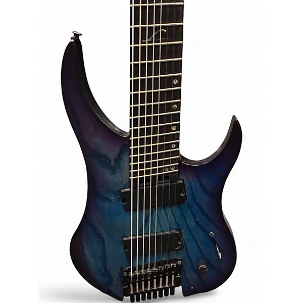 Used Legator G8FP IRIS BLUE Solid Body Electric Guitar